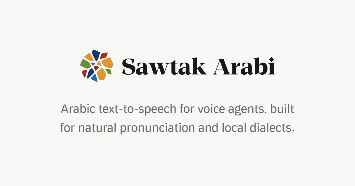 Arabic TTS integrations | Sawtak Arabi